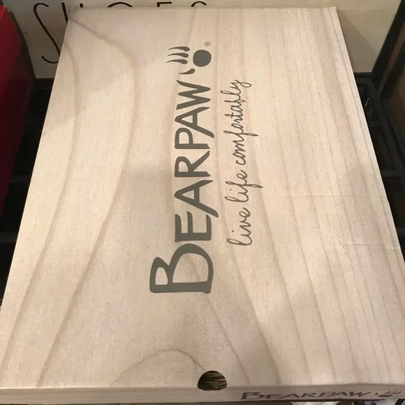 BearPaw Tan Lace Up Quilted Boots - Picture 5 of 9